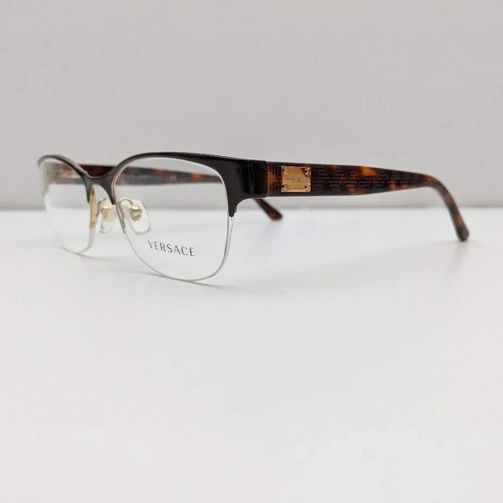 🕶️Versace Mod. 1222 1344 Eyeglasses 53/17 140 /KAO840🕶️ - Picture 4 of 7